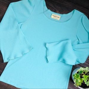 Vintage 70s Bell Sleeve Blouse